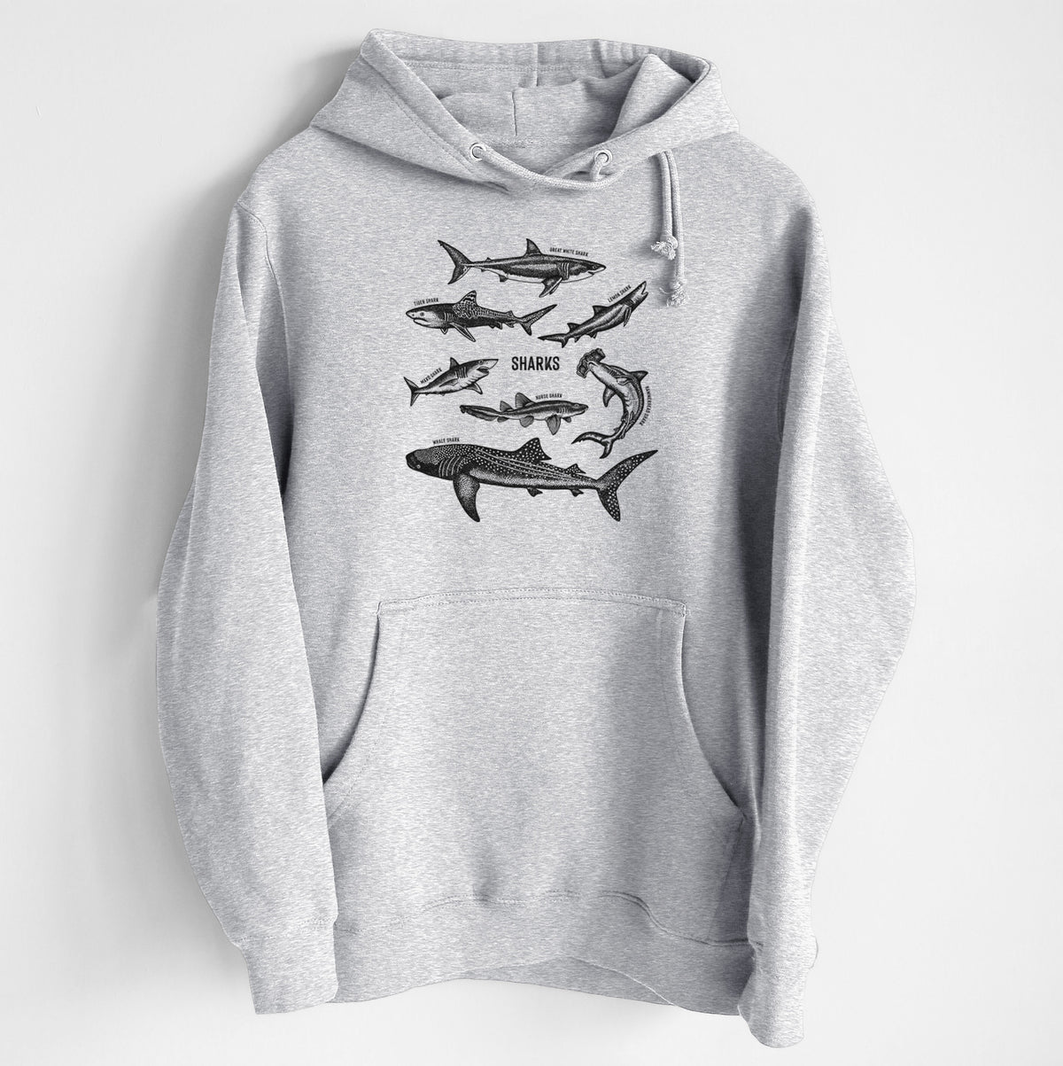 Shark Chart - Heavyweight Fleece Hoodie