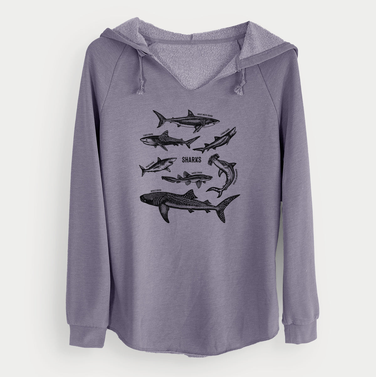 Shark Chart - Cali Wave Hooded Sweatshirt