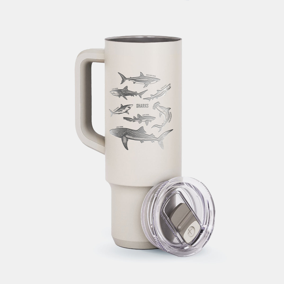 Shark Chart - 40oz Skinny Recharge Tumbler