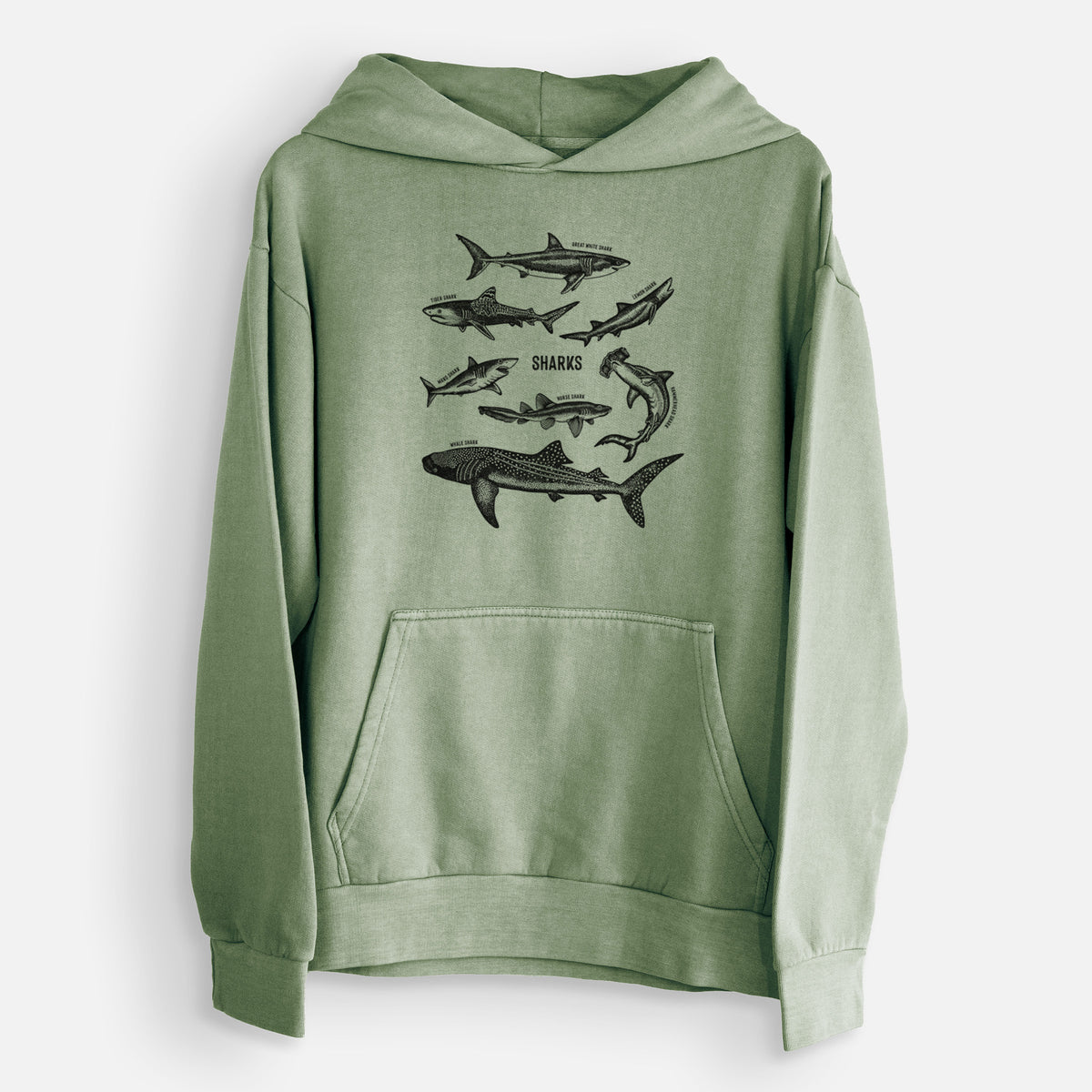 Shark Chart  - Urban Heavyweight Hoodie