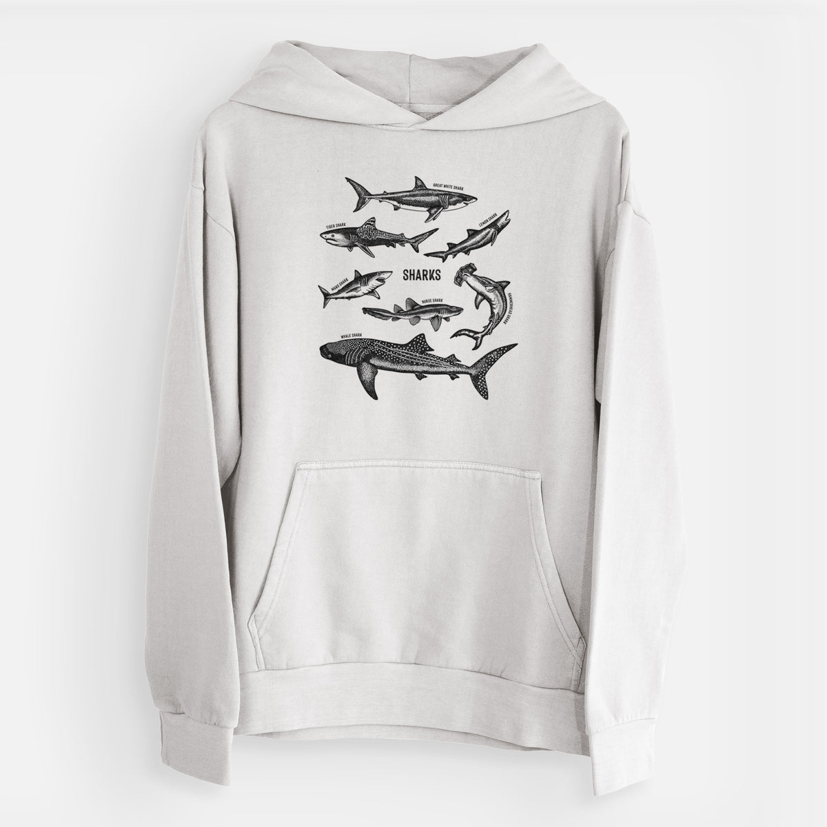 Shark Chart  - Urban Heavyweight Hoodie