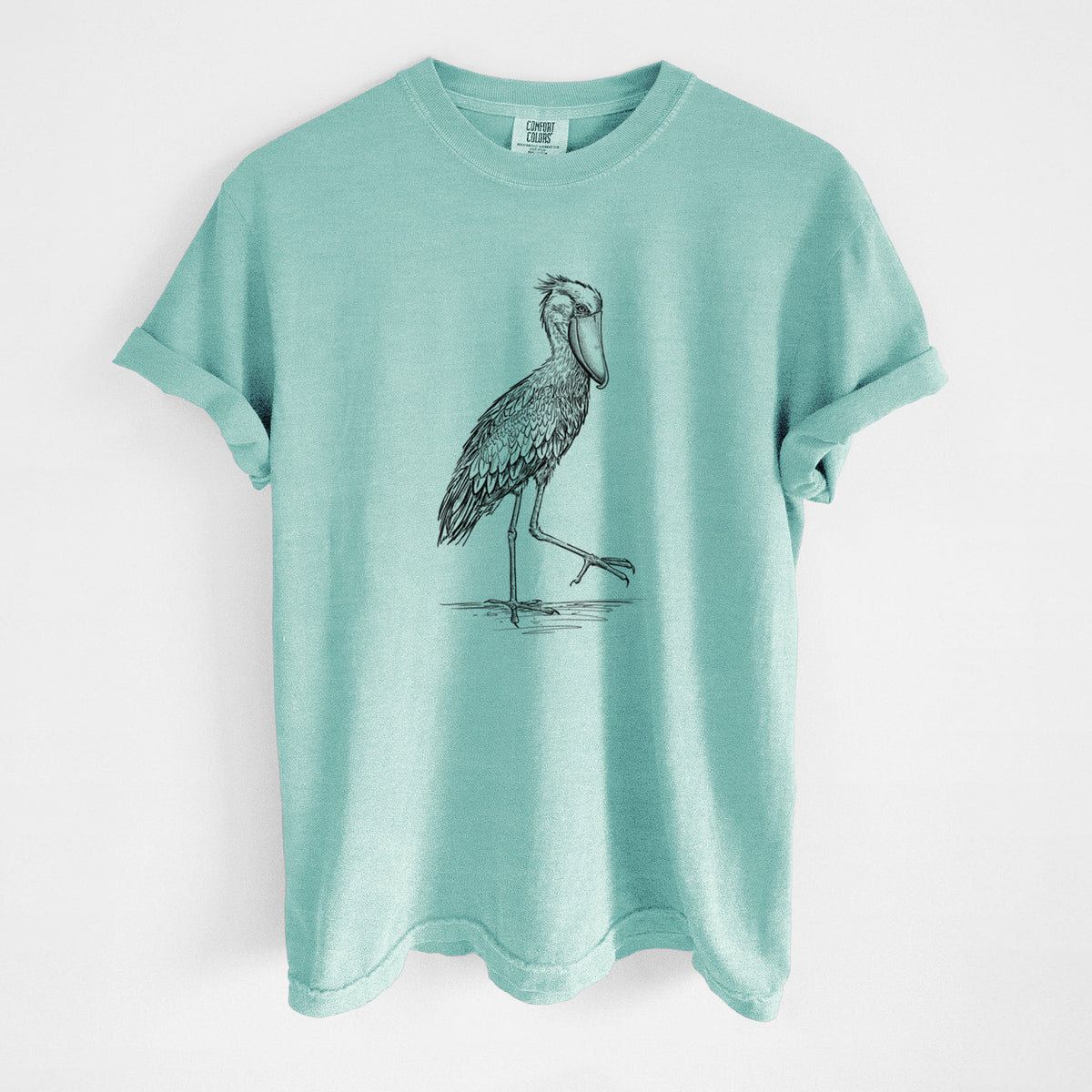 Shoebill Stork - Balaeniceps rex - Unisex Comfort Colors Garment-Dyed Heavyweight T-shirt
