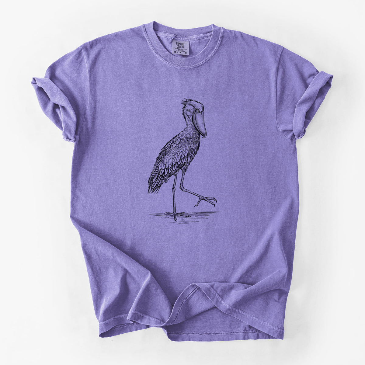 Shoebill Stork - Balaeniceps rex - Unisex Comfort Colors Garment-Dyed Heavyweight T-shirt