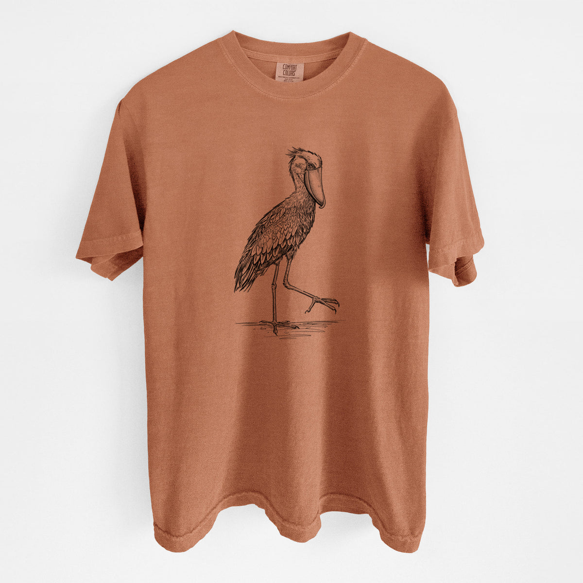 Shoebill Stork - Balaeniceps rex - Unisex Comfort Colors Garment-Dyed Heavyweight T-shirt