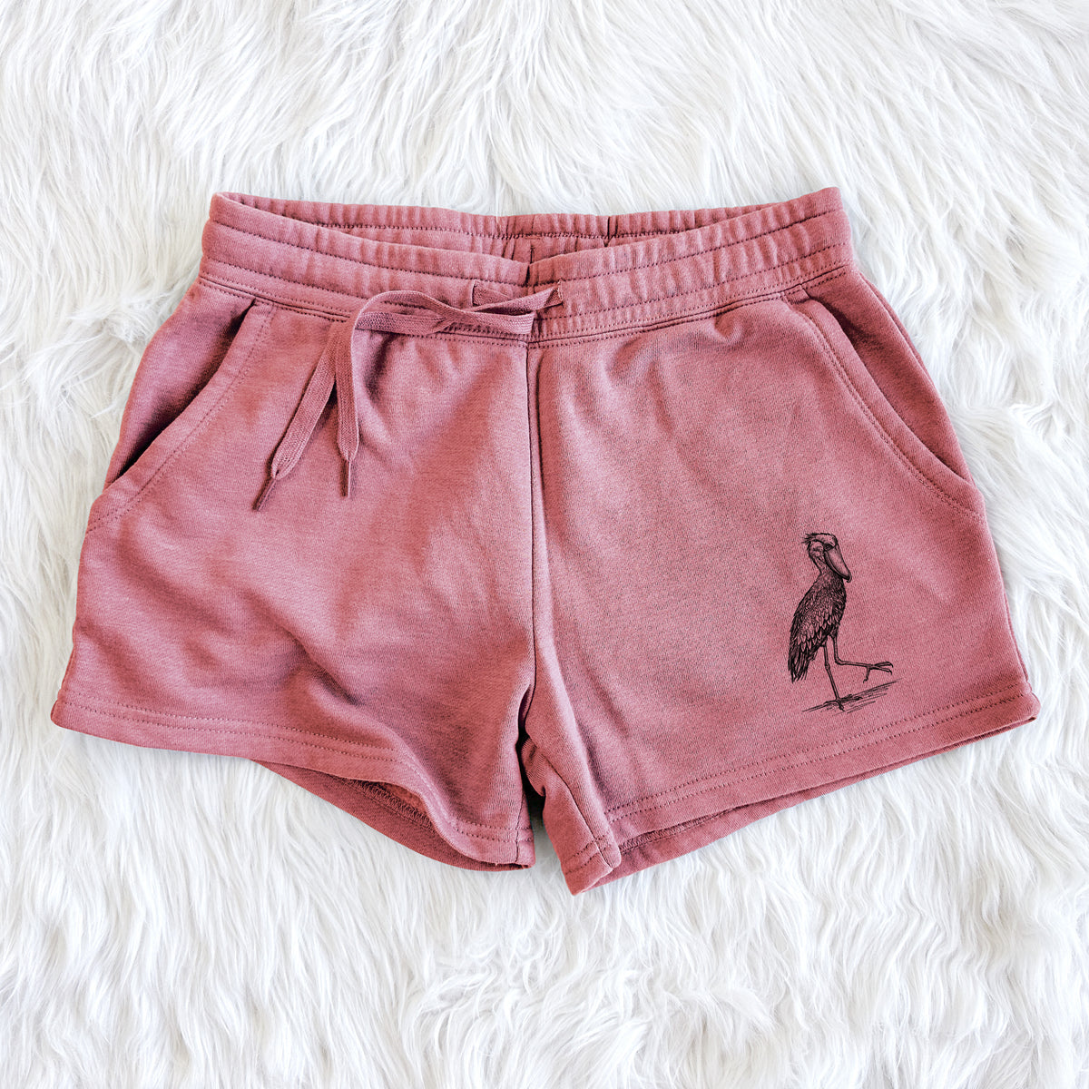 Shoebill Stork - Balaeniceps rex - Women&#39;s Cali Wave Shorts