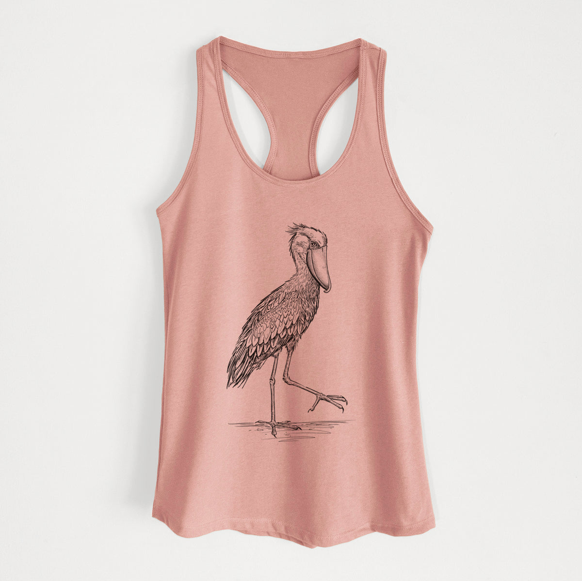 Shoebill Stork - Balaeniceps rex - Women&#39;s Racerback Tanktop