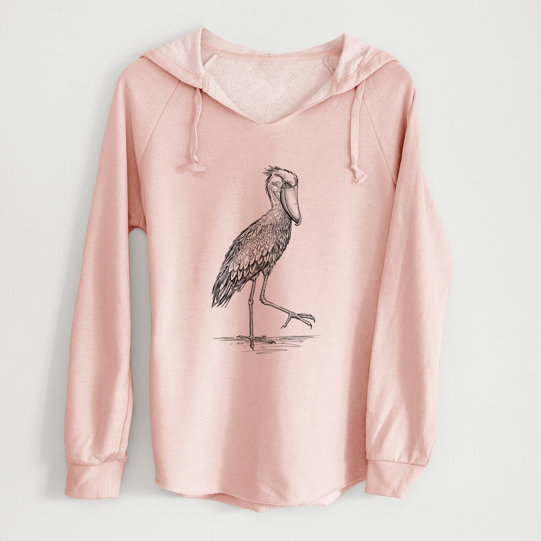 Shoebill Stork - Balaeniceps rex - Cali Wave Hooded Sweatshirt
