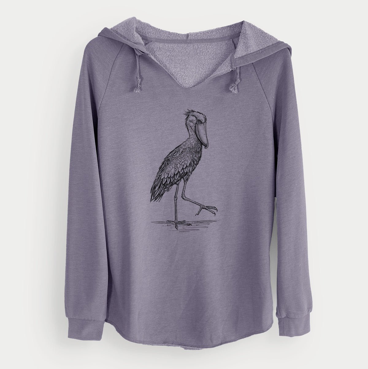 Shoebill Stork - Balaeniceps rex - Cali Wave Hooded Sweatshirt