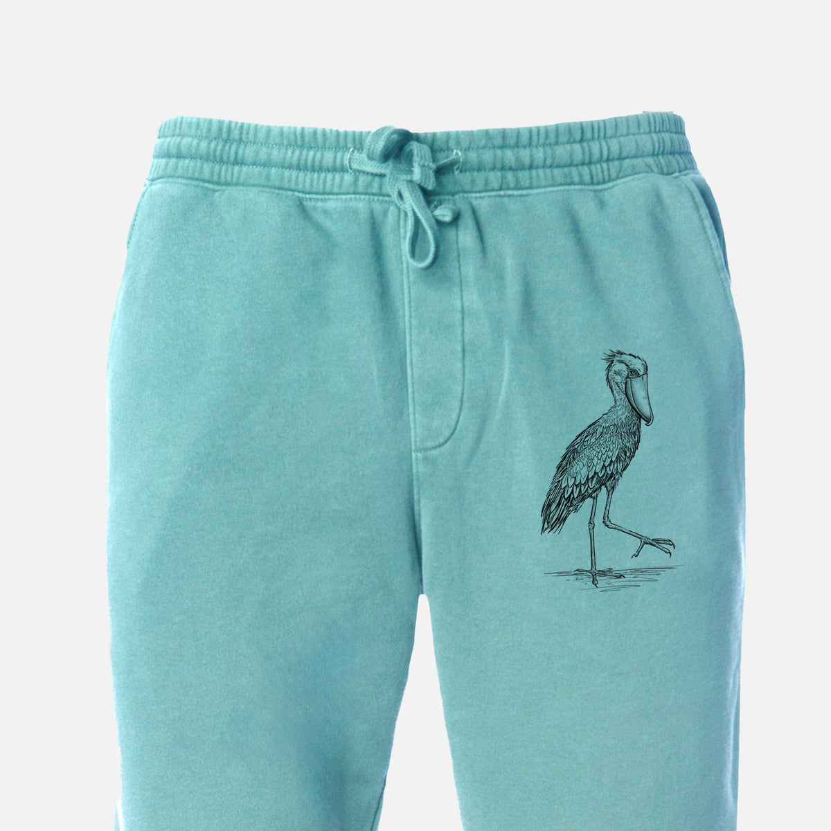 Shoebill Stork - Balaeniceps rex - Unisex Pigment Dyed Sweatpants