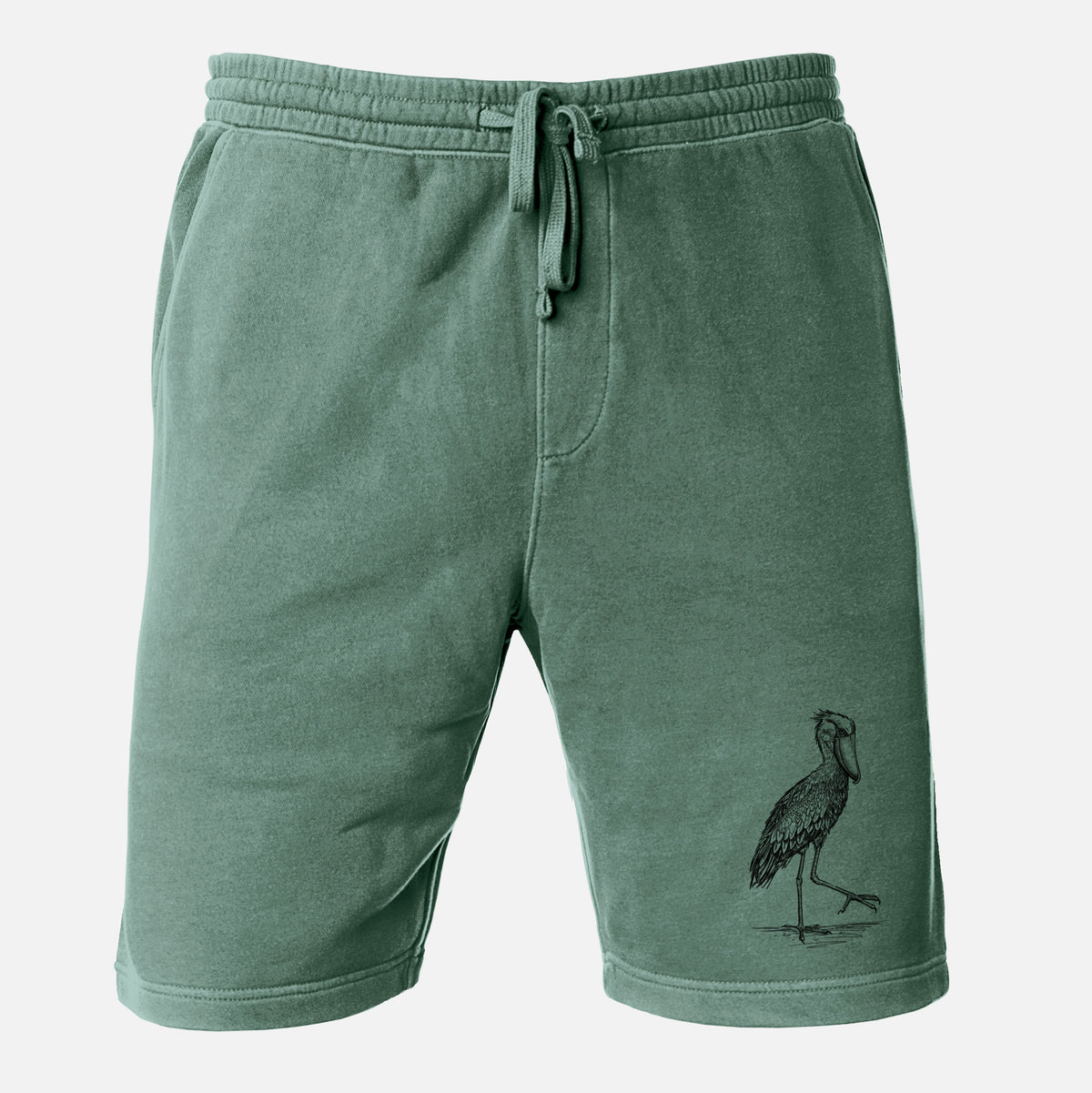 Shoebill Stork - Balaeniceps rex - Unisex Pigment Dyed Shorts