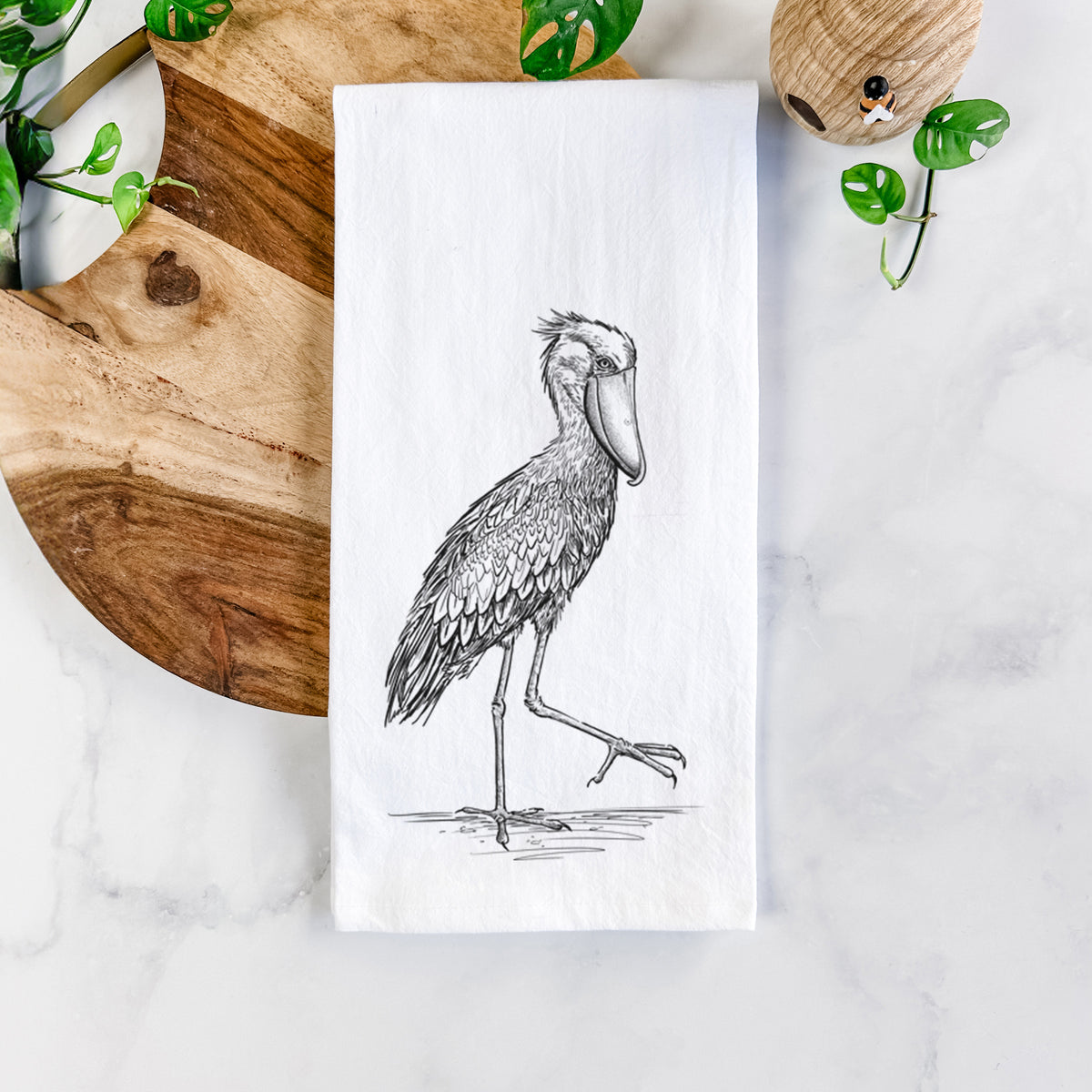 Shoebill Stork - Balaeniceps rex Tea Towel