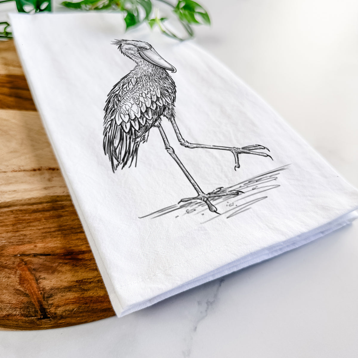 Shoebill Stork - Balaeniceps rex Tea Towel