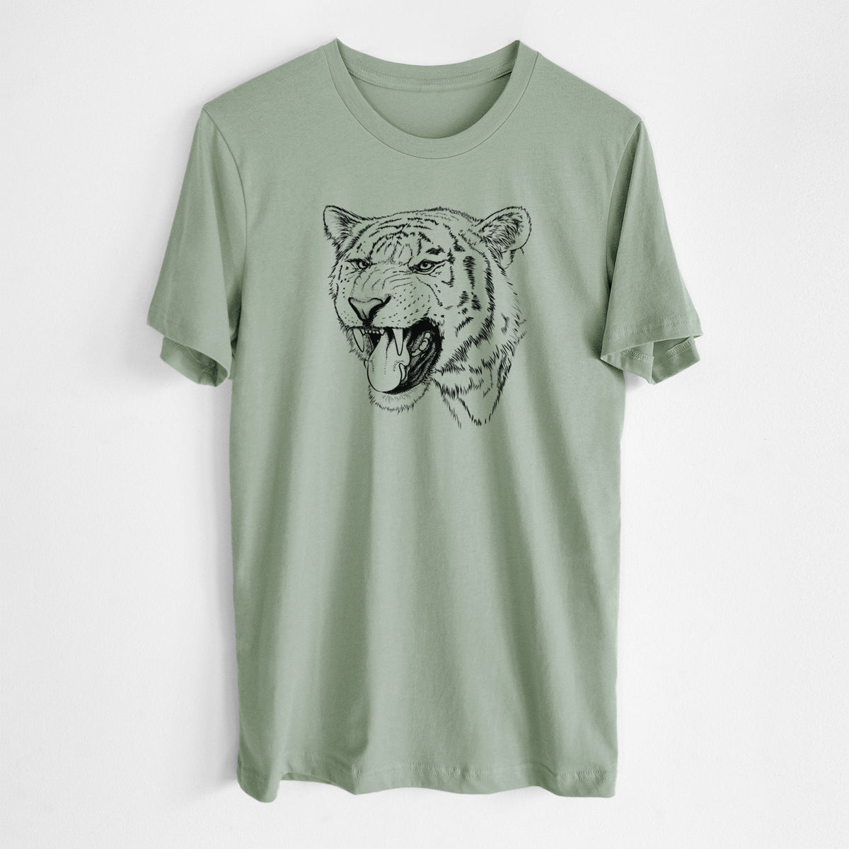 Siberian Tiger - Panthera tigris altaica - Lightweight 100% Cotton Unisex Crewneck
