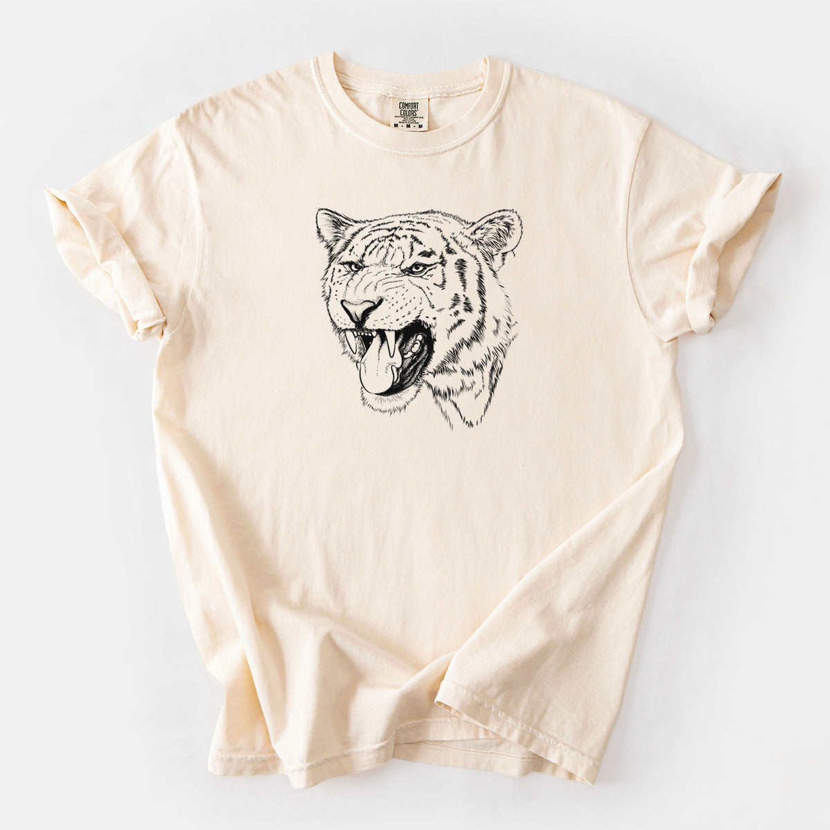 Siberian Tiger - Panthera tigris altaica - Unisex Comfort Colors Garment-Dyed Heavyweight T-shirt