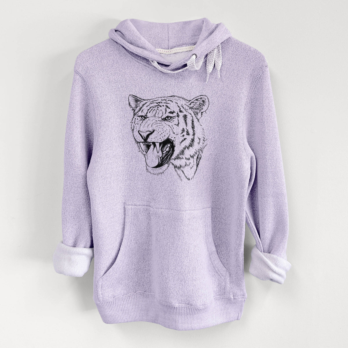 Siberian Tiger - Panthera tigris altaica - Knit Hoodie