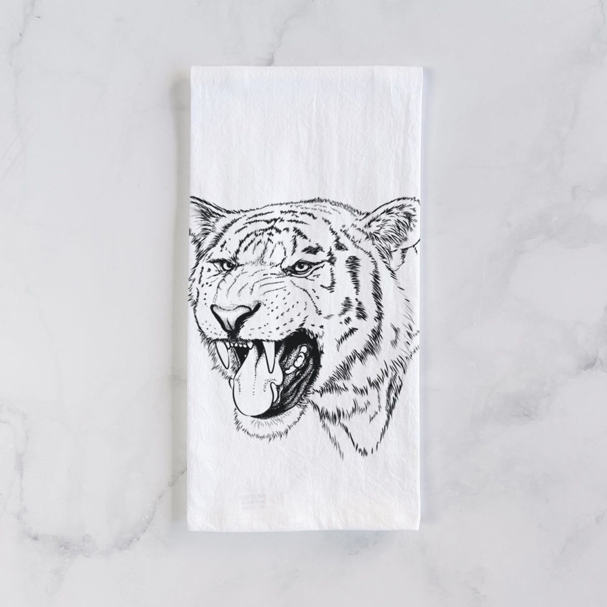 Siberian Tiger - Panthera tigris altaica Tea Towel