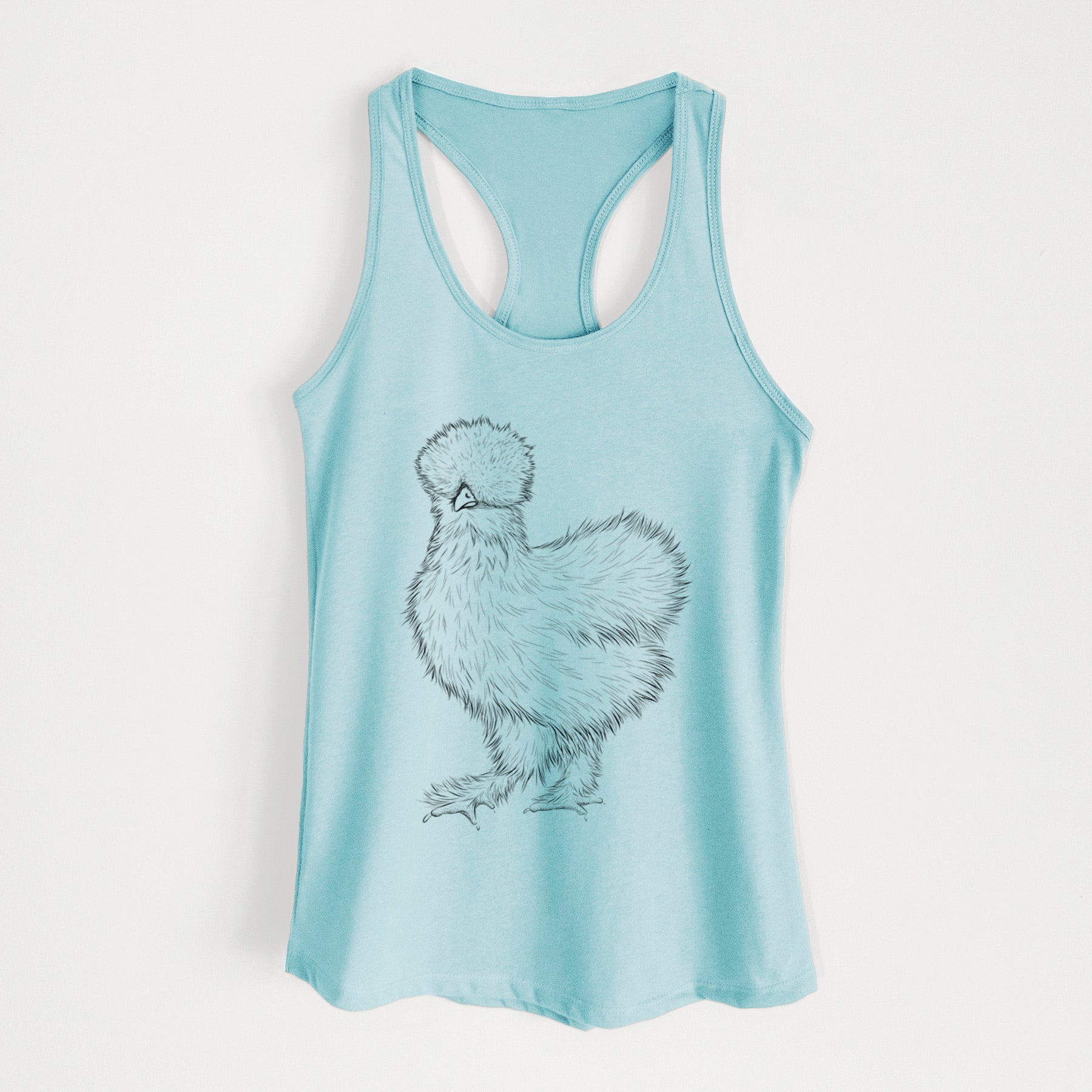 Silkie Chicken - Women's Racerback Tanktop