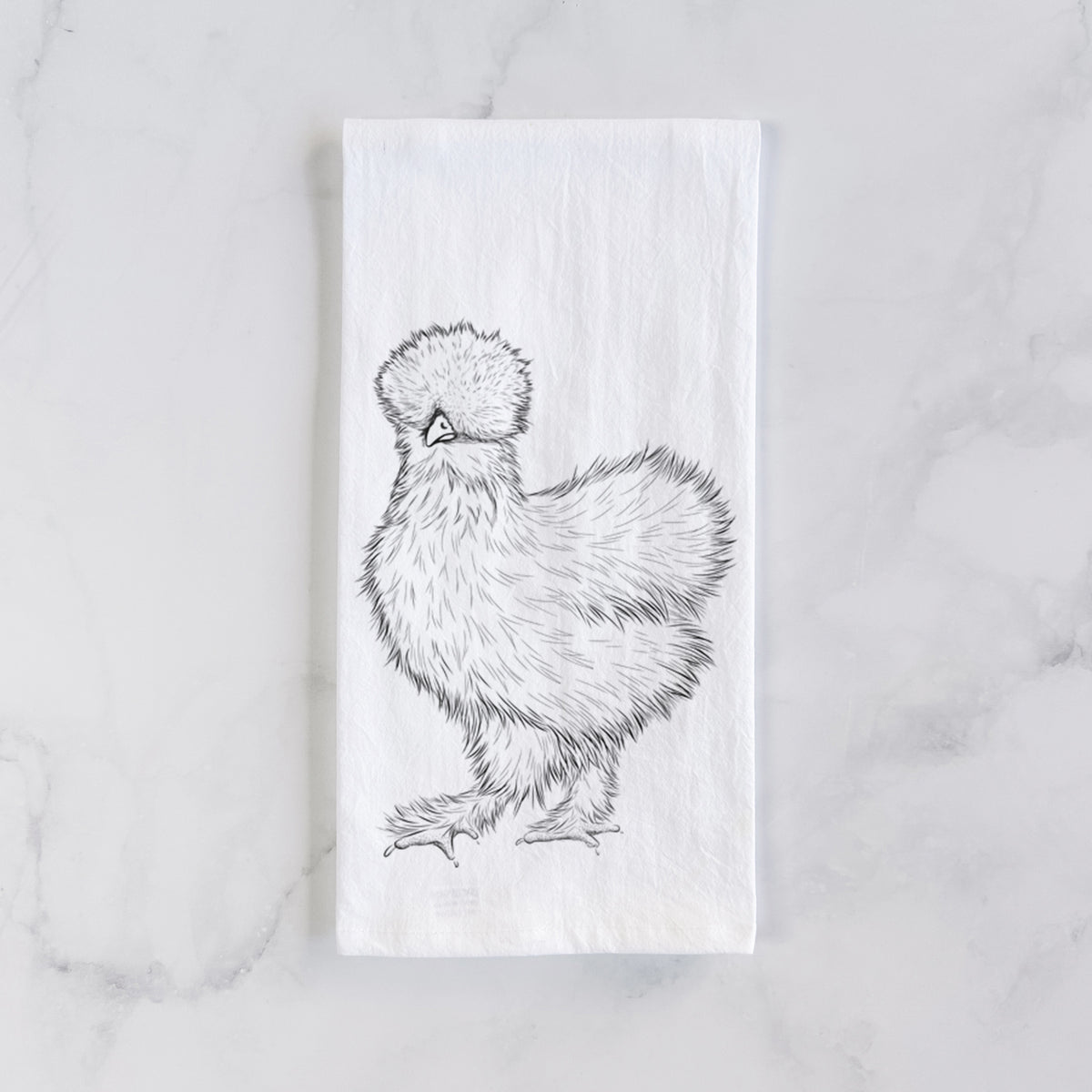 Silkie Chicken Tea Towel