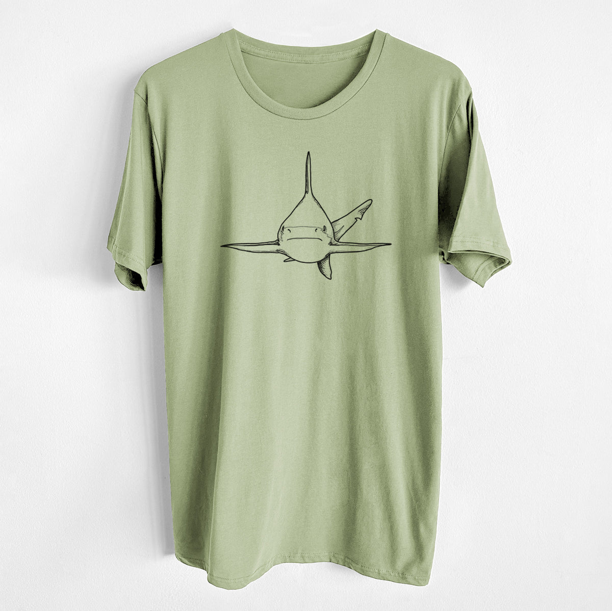 CLOSEOUT - Silvertip Shark Front - Unisex Crewneck - Made in USA - 100% Organic Cotton