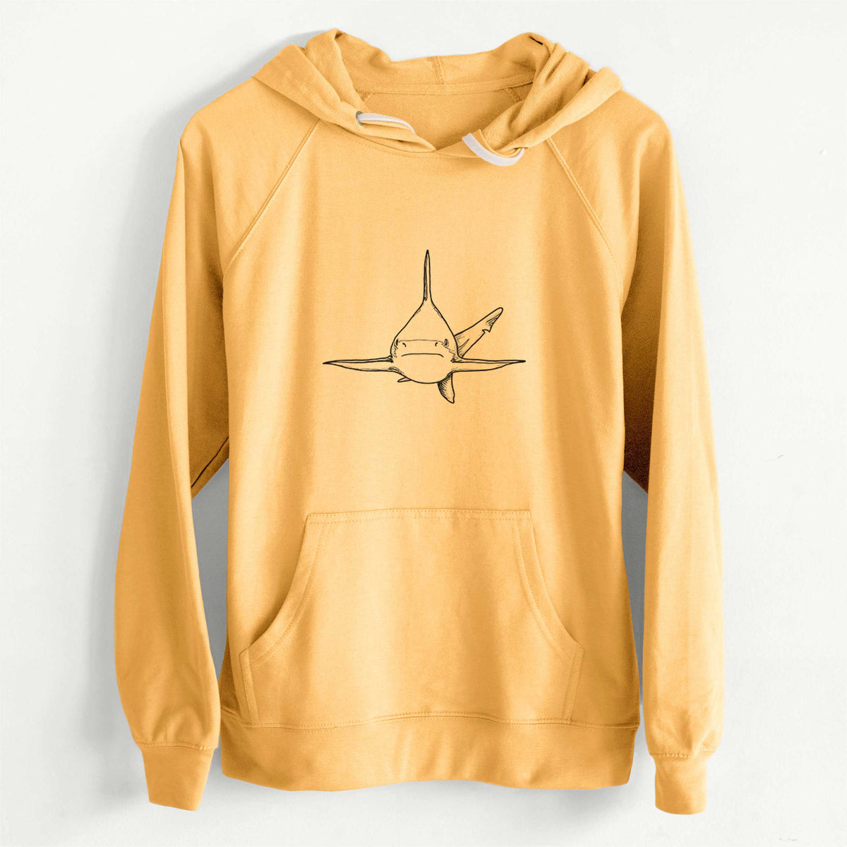 CLEARANCE - Silvertip Shark Front  - Unisex Slim Fit Loopback Terry Hoodie