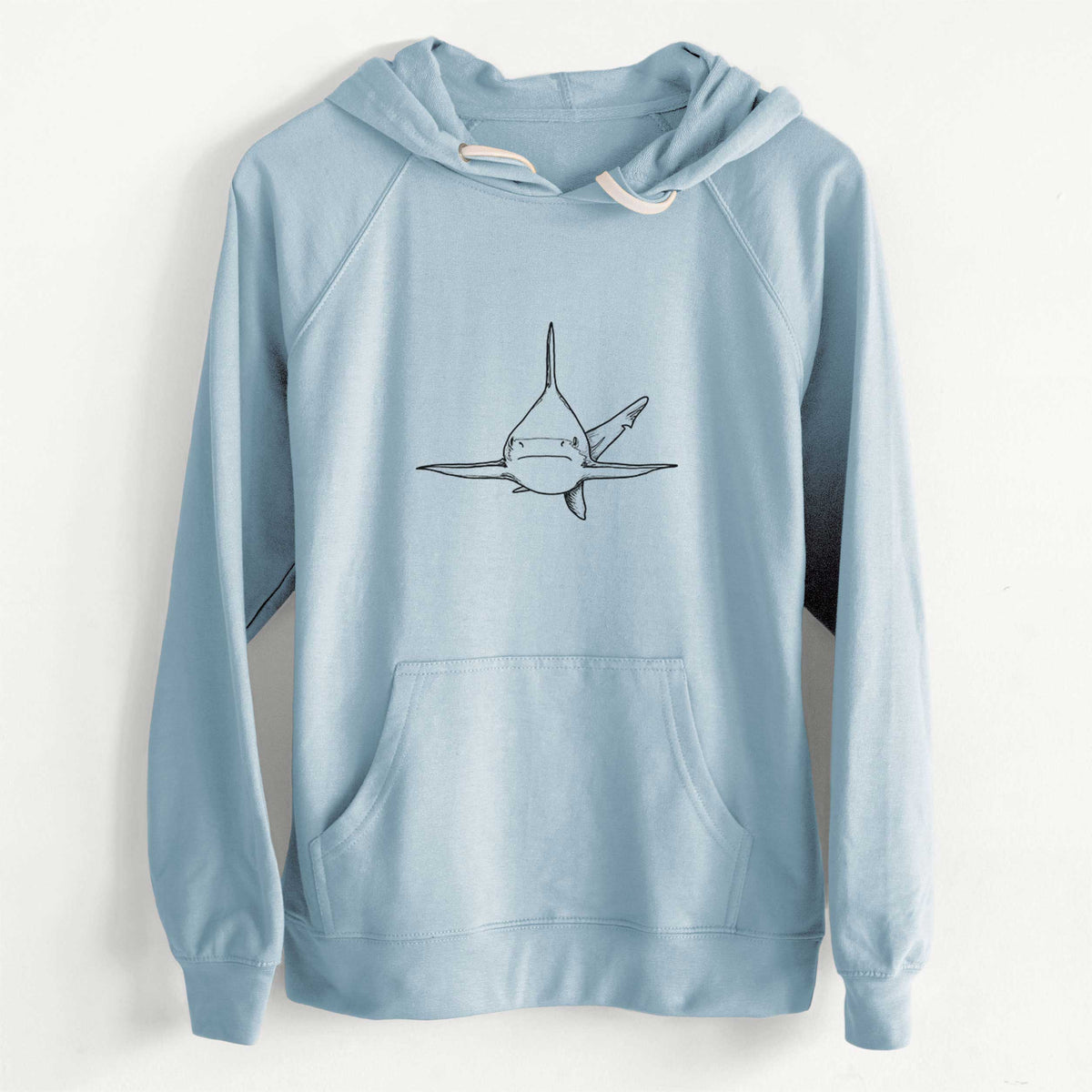 CLEARANCE - Silvertip Shark Front  - Unisex Slim Fit Loopback Terry Hoodie