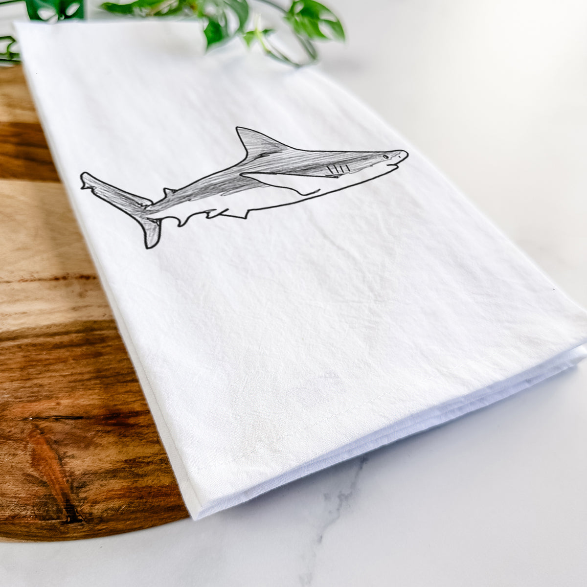 Silvertip Shark Side Tea Towel