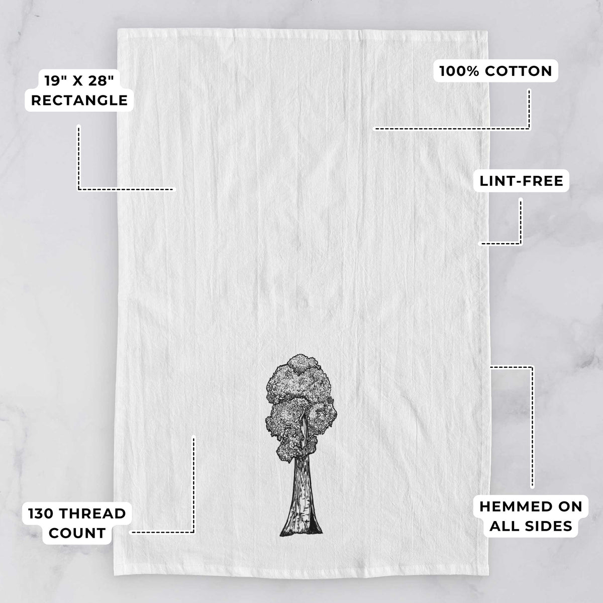 Sequoia Tea Towel