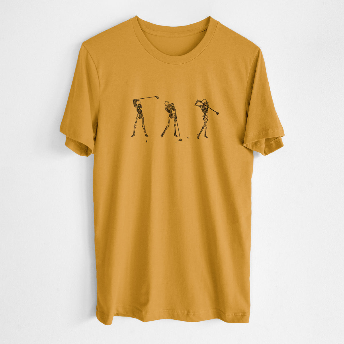 The Golf Swing - Skeleton Collection - Lightweight 100% Cotton Unisex Crewneck