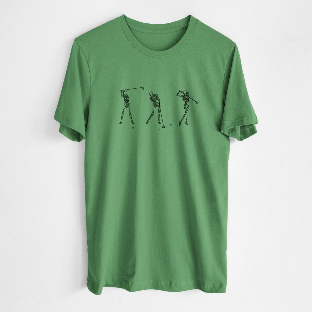 The Golf Swing - Skeleton Collection - Lightweight 100% Cotton Unisex Crewneck