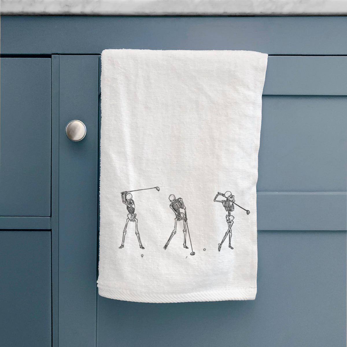 The Golf Swing - Skeleton Collection Premium Decorative Hand Towel