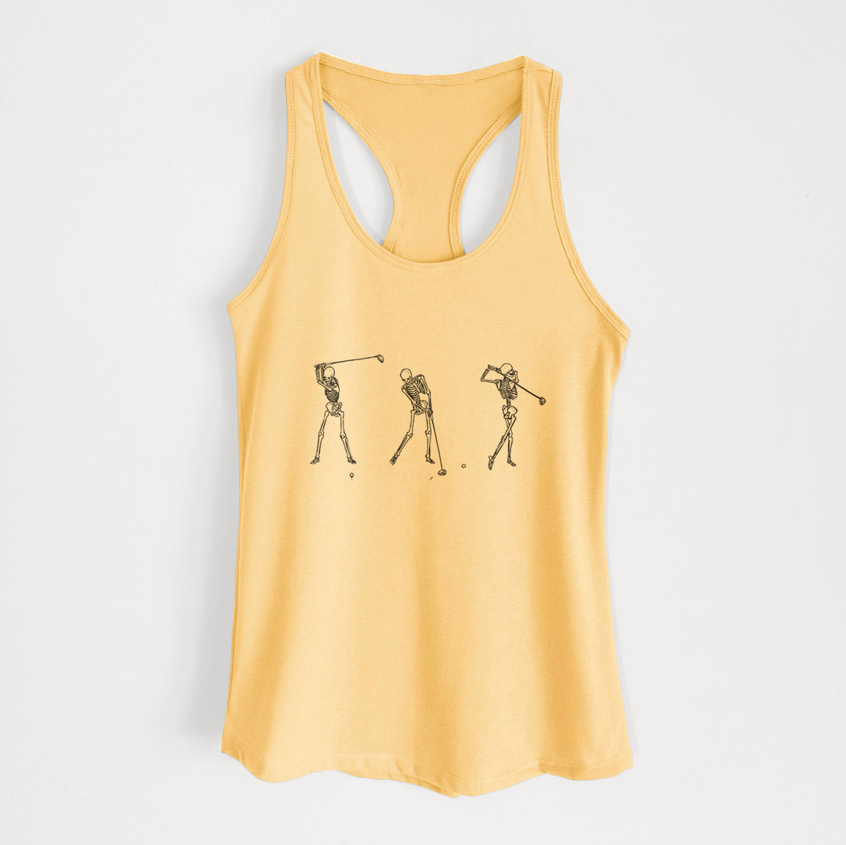 The Golf Swing - Skeleton Collection - Women's Racerback Tanktop