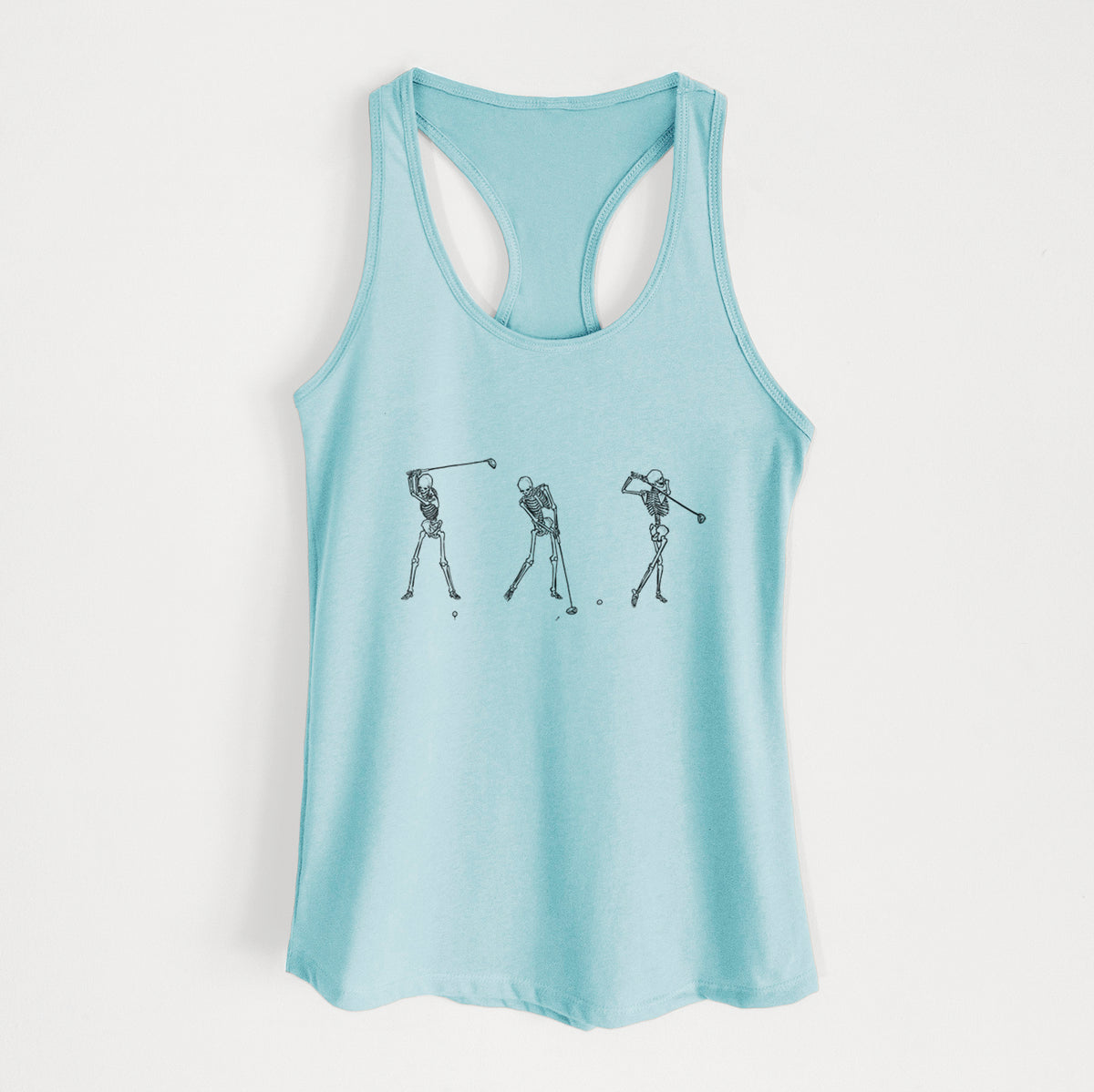 The Golf Swing - Skeleton Collection - Women's Racerback Tanktop