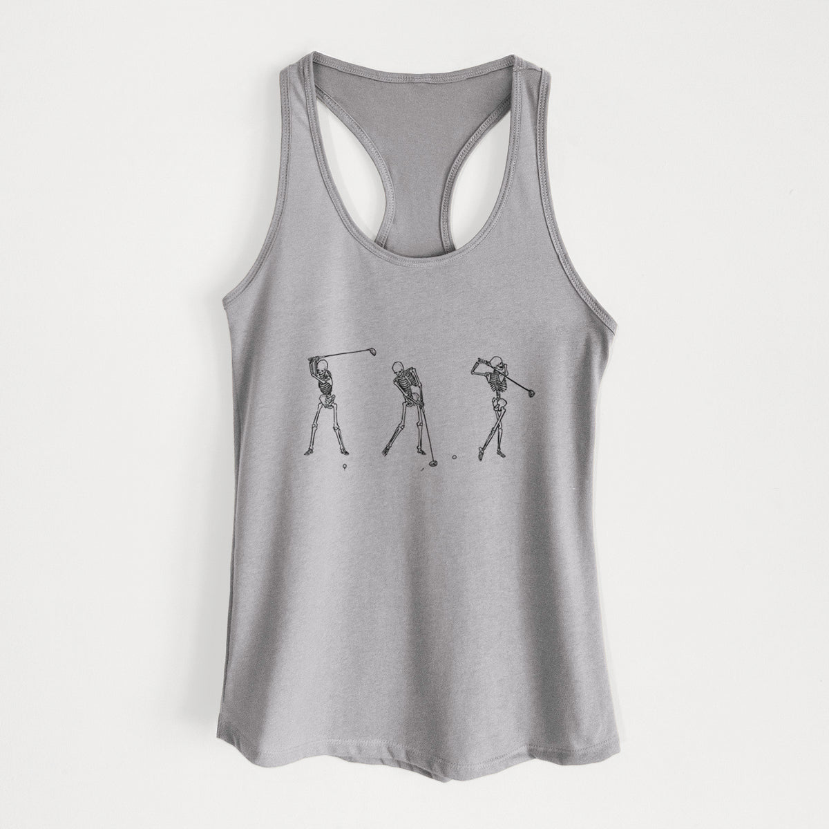The Golf Swing - Skeleton Collection - Women's Racerback Tanktop