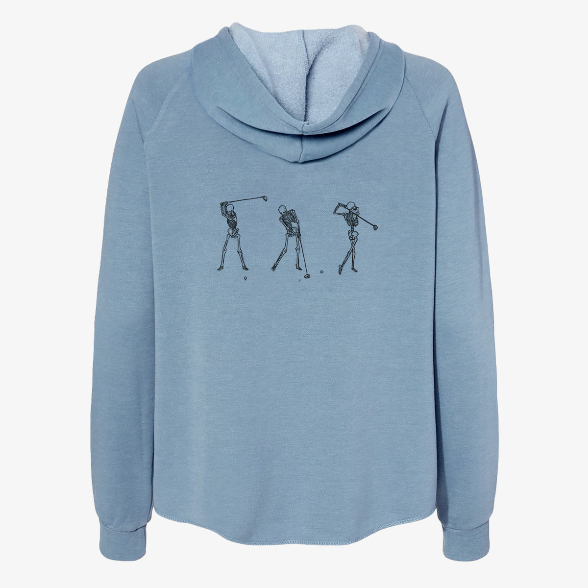The Golf Swing - Skeleton Collection - Women's Cali Wave Zip-Up Sweatshirt