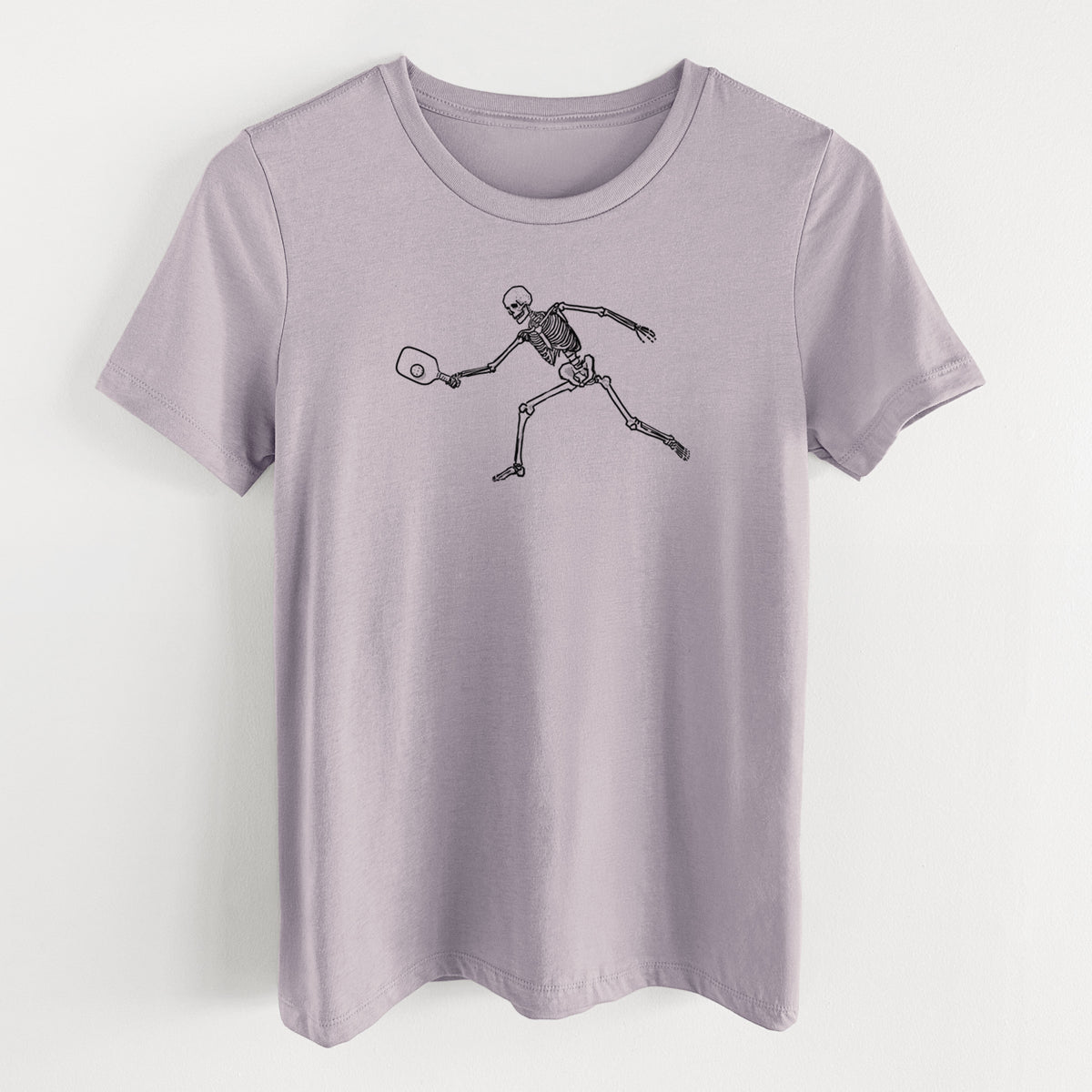 The Pickleball Block Volley - Skeleton Collection - Women's Lightweight Relaxed Fit 100% Cotton Crewneck