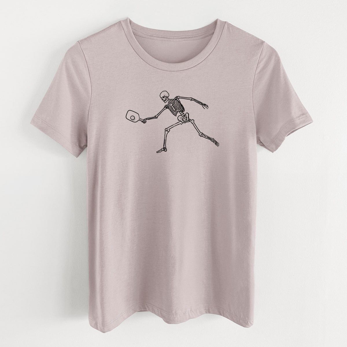 The Pickleball Block Volley - Skeleton Collection - Women's Lightweight Relaxed Fit 100% Cotton Crewneck