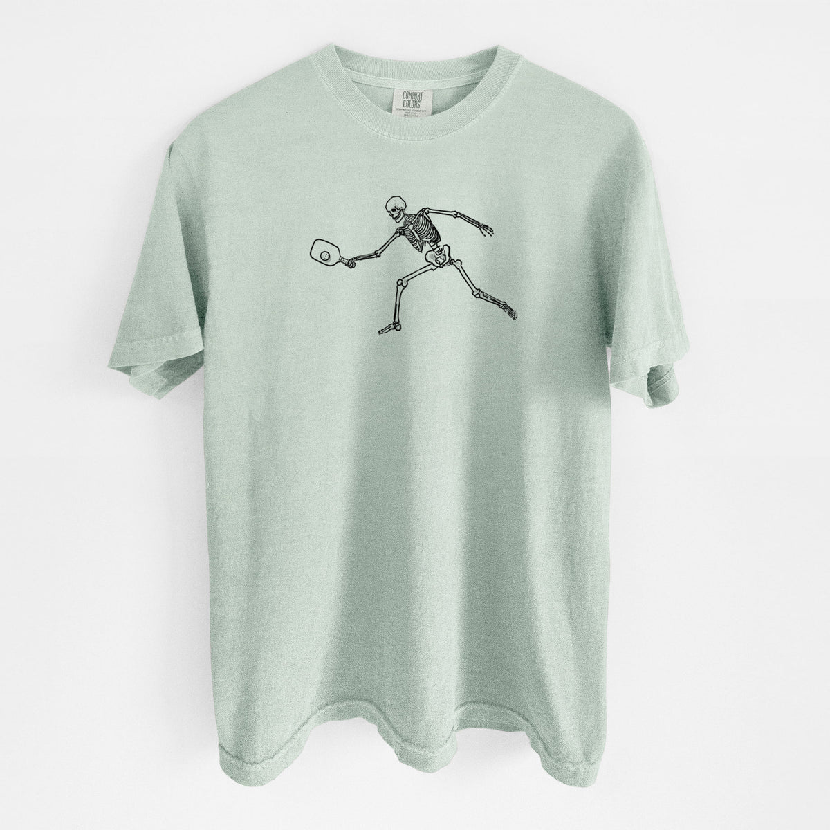 The Pickleball Block Volley - Skeleton Collection - Unisex Comfort Colors Garment-Dyed Heavyweight T-shirt