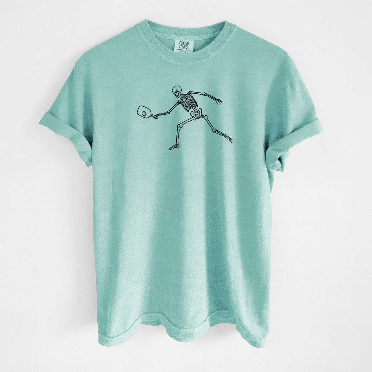 The Pickleball Block Volley - Skeleton Collection - Unisex Comfort Colors Garment-Dyed Heavyweight T-shirt