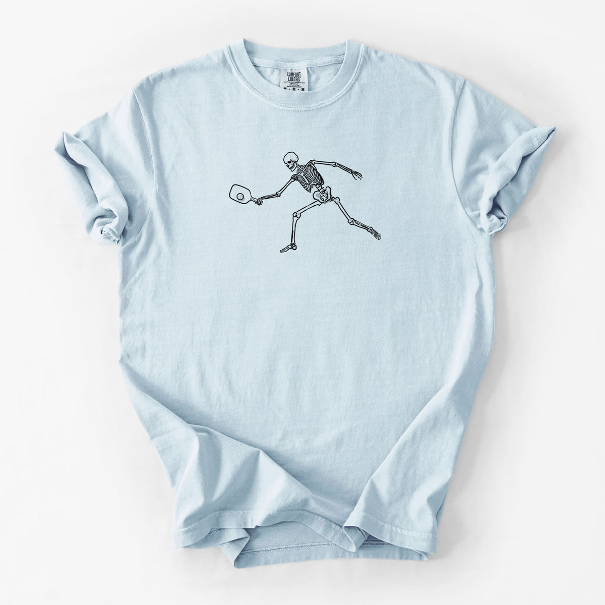 The Pickleball Block Volley - Skeleton Collection - Unisex Comfort Colors Garment-Dyed Heavyweight T-shirt