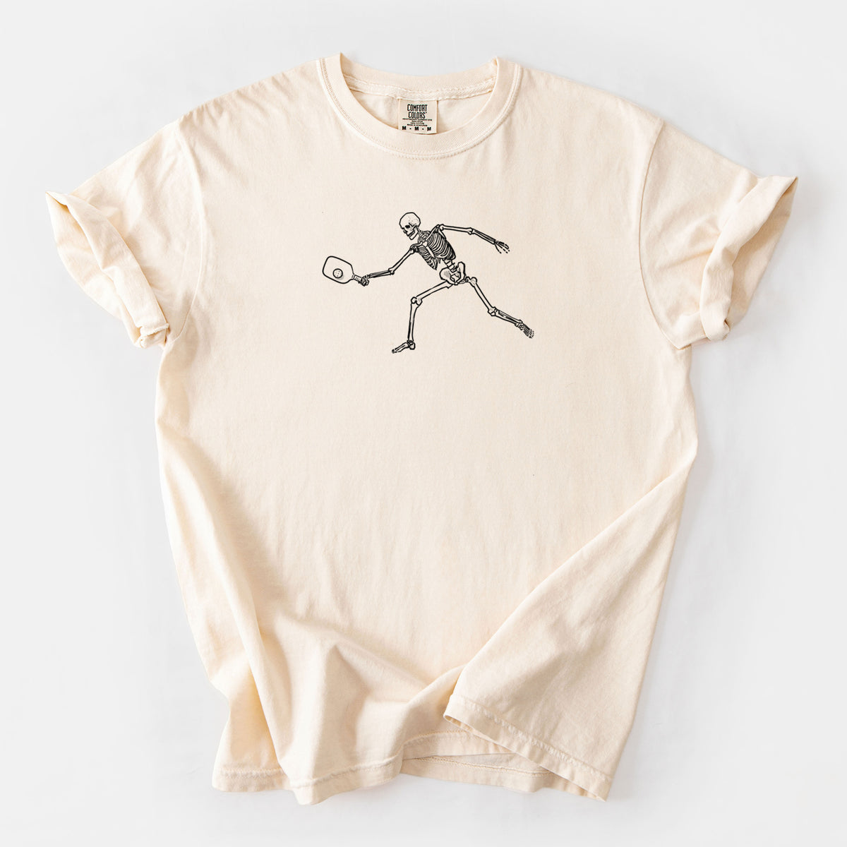 The Pickleball Block Volley - Skeleton Collection - Unisex Comfort Colors Garment-Dyed Heavyweight T-shirt