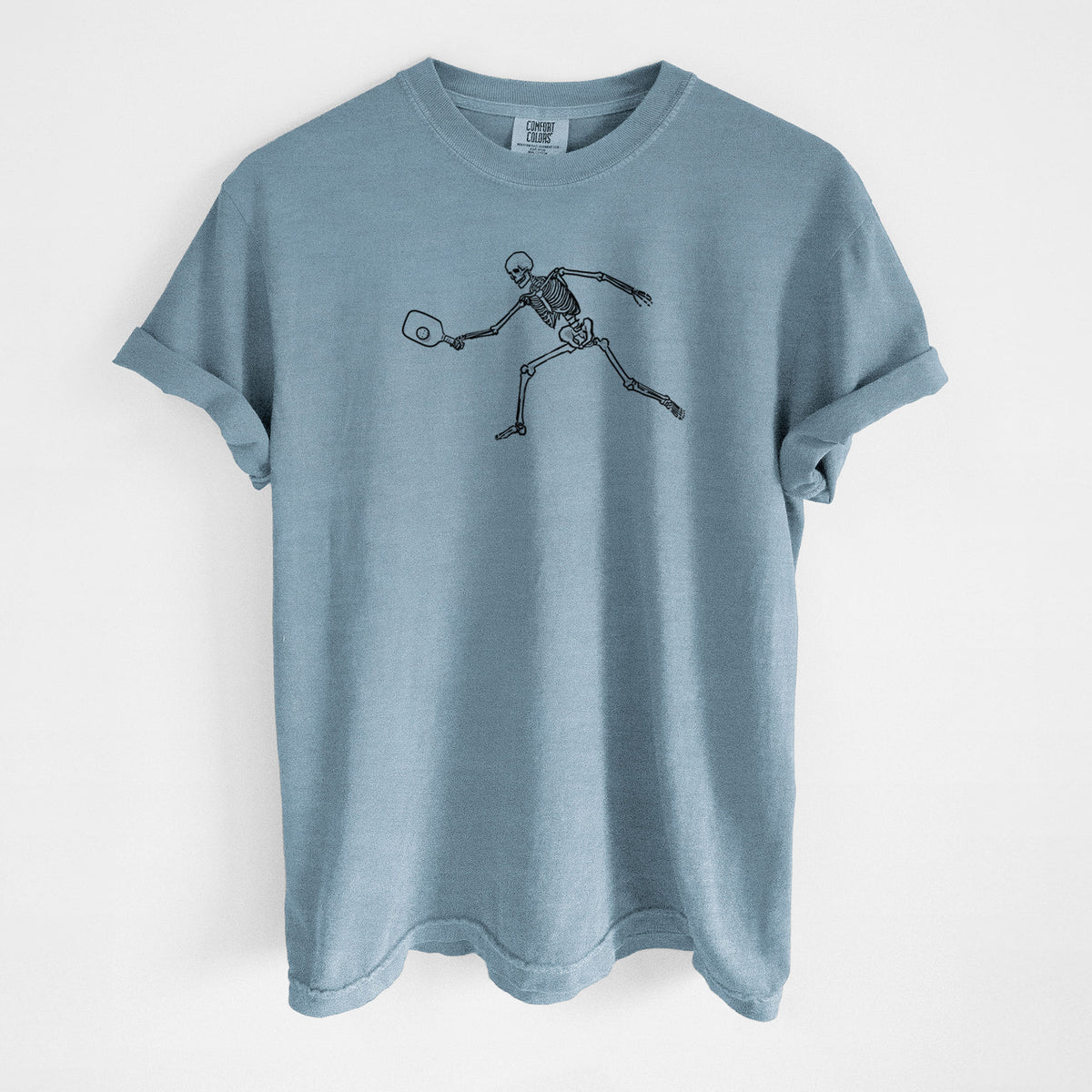 The Pickleball Block Volley - Skeleton Collection - Unisex Comfort Colors Garment-Dyed Heavyweight T-shirt
