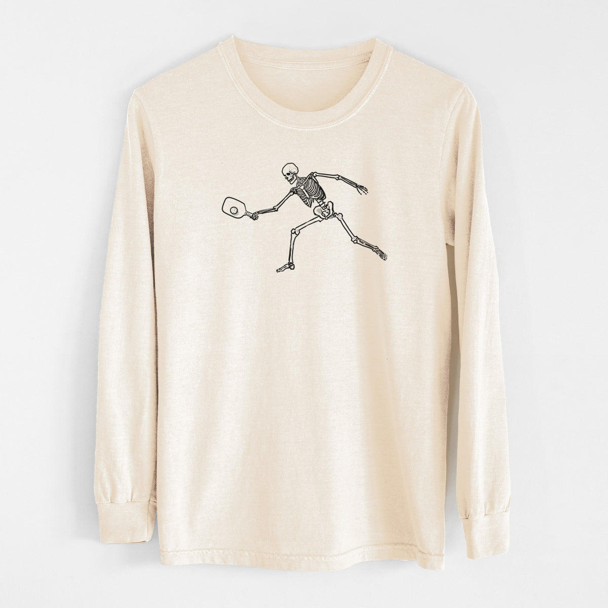 The Pickleball Block Volley - Skeleton Collection - Unisex Comfort Colors 100% Cotton Long Sleeve