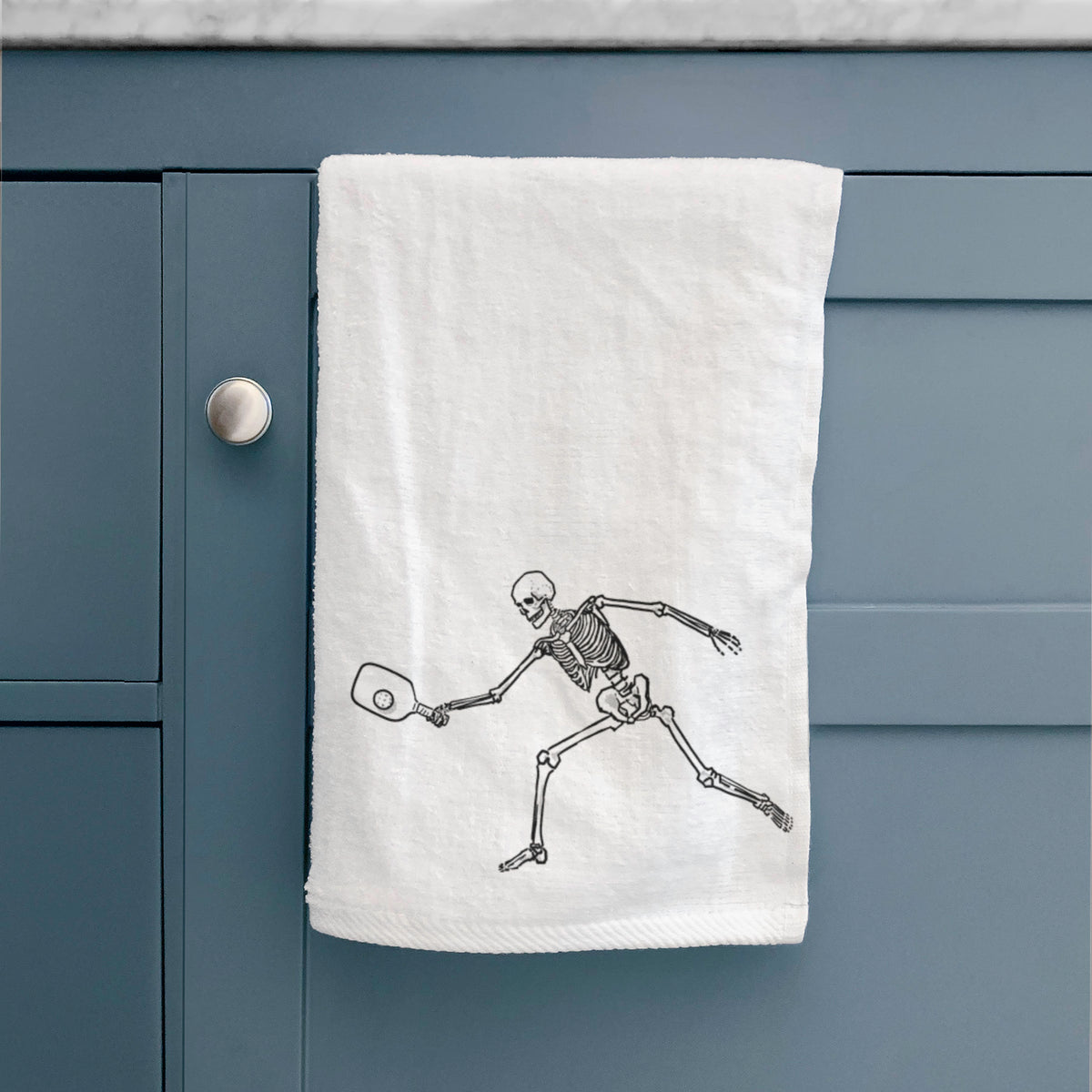 The Pickleball Block Volley - Skeleton Collection Premium Decorative Hand Towel