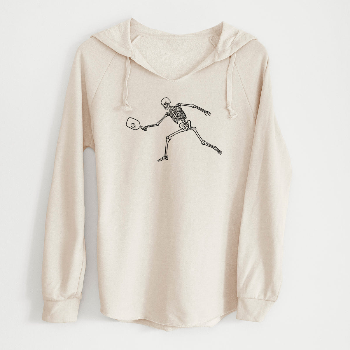 The Pickleball Block Volley - Skeleton Collection - Cali Wave Hooded Sweatshirt