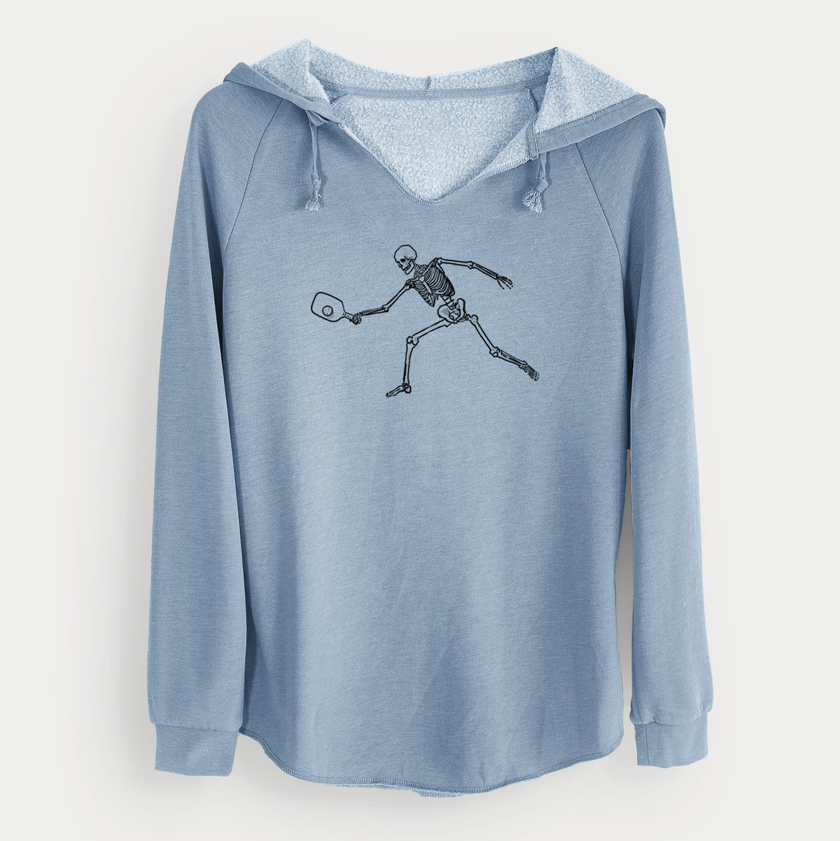 The Pickleball Block Volley - Skeleton Collection - Cali Wave Hooded Sweatshirt