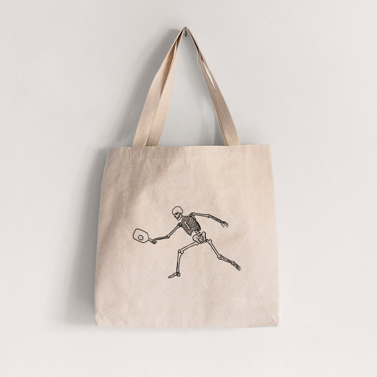 The Pickleball Block Volley - Skeleton Collection - Tote Bag