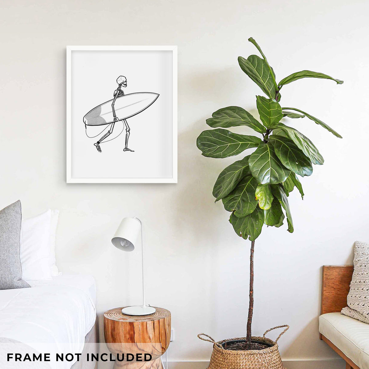 Seeking Swells - Skeleton Collection - Fine Art Print