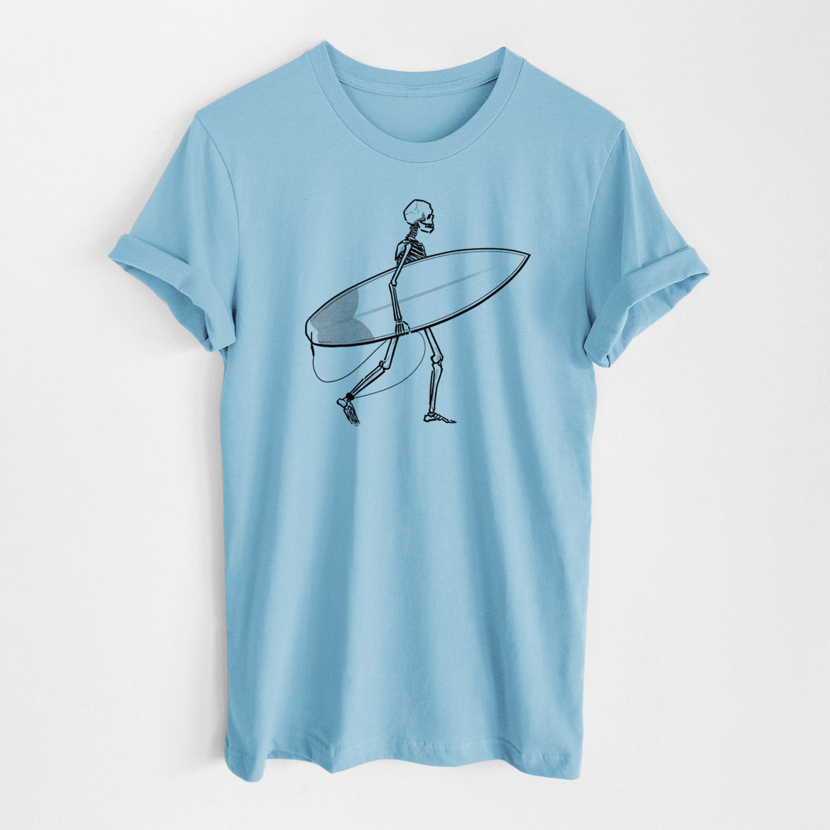 Seeking Swells - Skeleton Collection - Lightweight 100% Cotton Unisex Crewneck