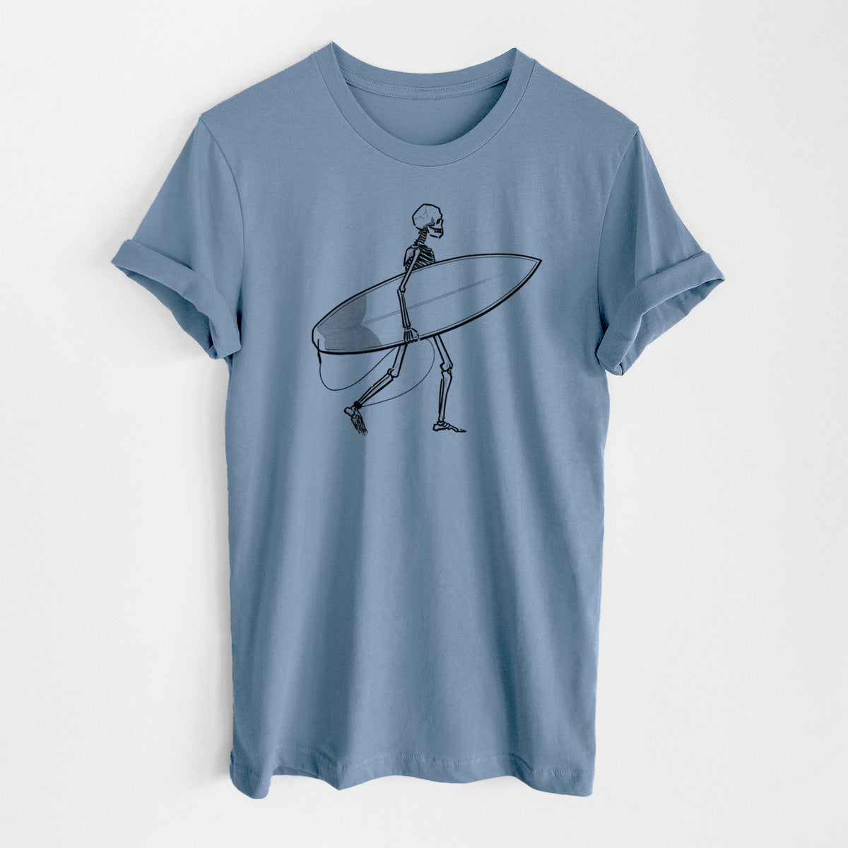 Seeking Swells - Skeleton Collection - Lightweight 100% Cotton Unisex Crewneck