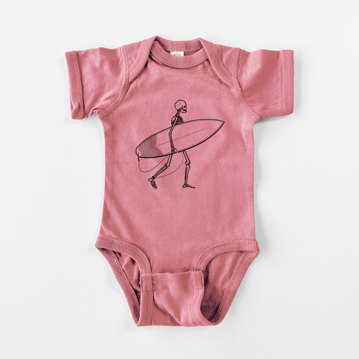 Seeking Swells - Skeleton Collection - Baby Fine Jersey Bodysuit